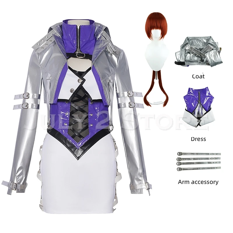 Anime KOF Shermie Cosplay Costume Coat Sexy Women Outfit Fighters Halloween Party Clothes Naraka: Bladepoint Skirt D Roleplay
Anime KOF Shermie Cosplay Costume Coat Sexy Women Outfit Fighters Halloween Party Clothes Naraka: Bladepoint Skirt D Roleplay