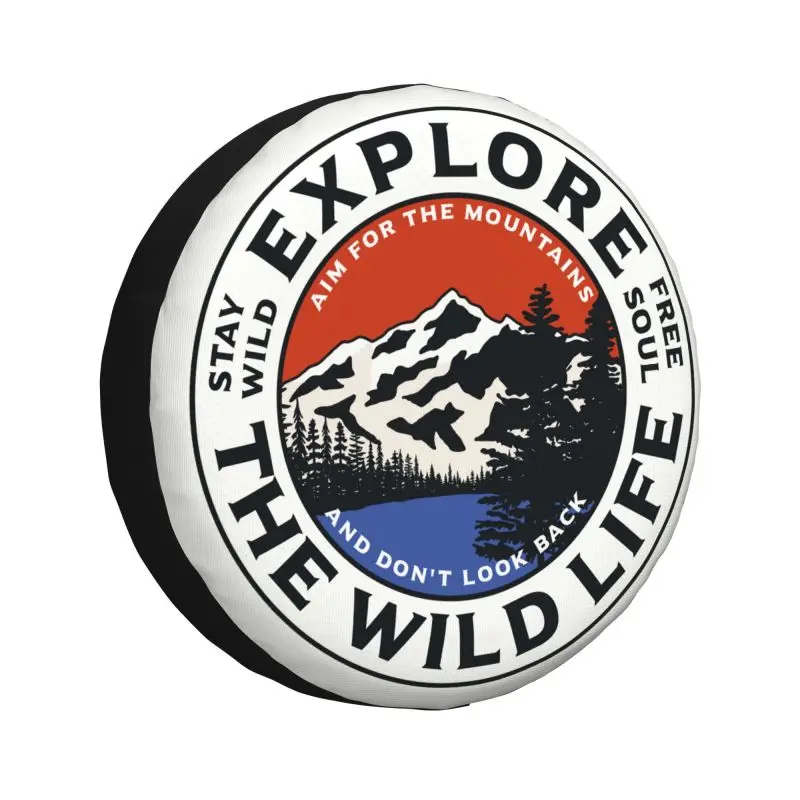 Custom Wild Life Mountain Camper Adventure Camping Spare Tire Cover for Jeep Hummer SUV RV 4x4 Car Wheel Protectors Accessories
Custom Wild Life Mountain Camper Adventure Camping Spare Tire Cover for Jeep Hummer SUV RV 4x4 Car Wheel Protectors Accessories