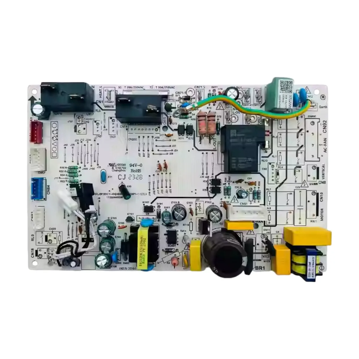 Новая материнская плата внутреннего блока кондиционирования воздуха KFR-51/72L/J7(BDN1)-B2, плата управления
Новая материнская плата внутреннего блока кондиционирования воздуха KFR-51/72L/J7(BDN1)-B2, плата управления