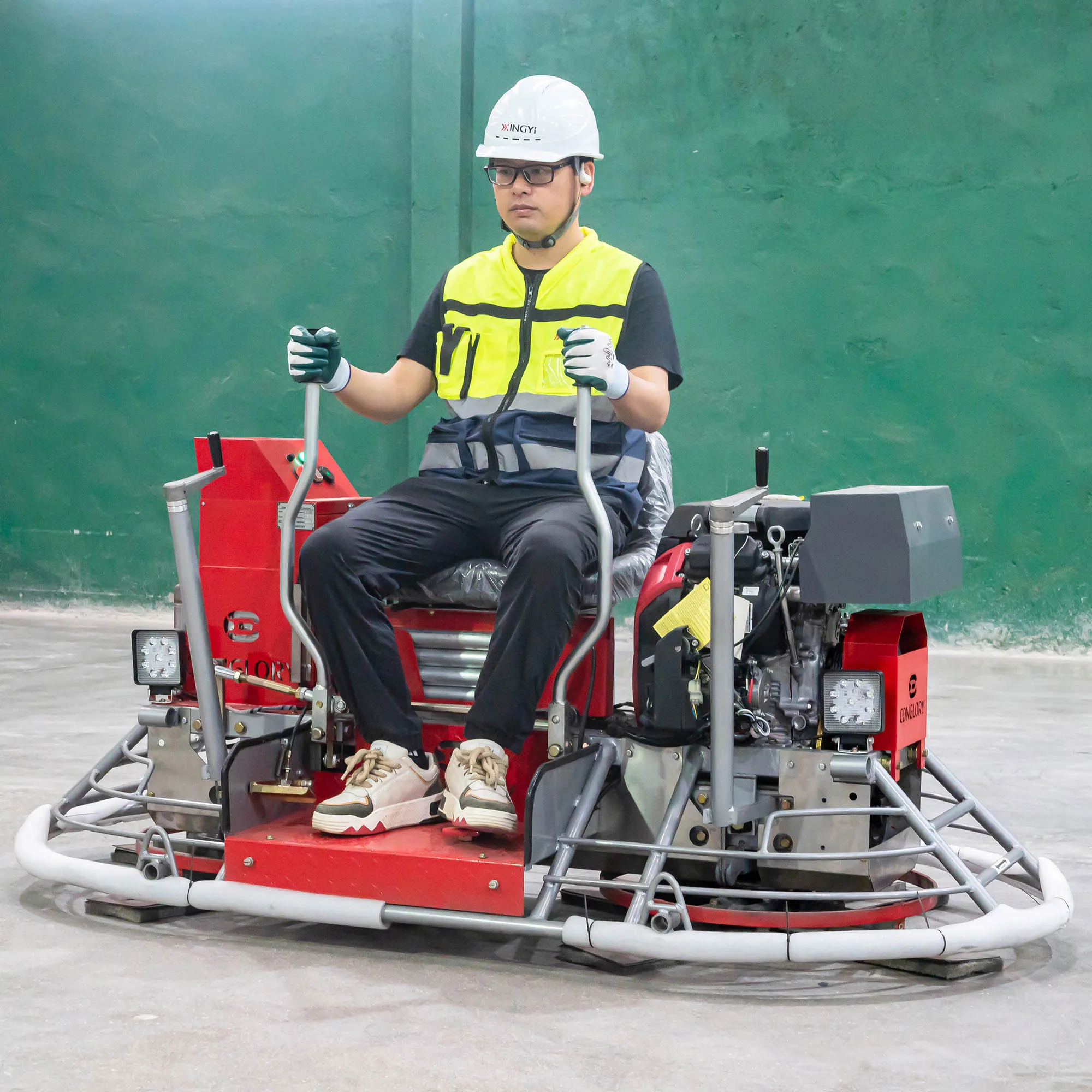 Гидравлическая затирочная машина для бетонных полов с сиденьем для оператора, с сертификатом CE, в продаже
Гидравлическая затирочная машина для бетонных полов с сиденьем для оператора, с сертификатом CE, в продаже