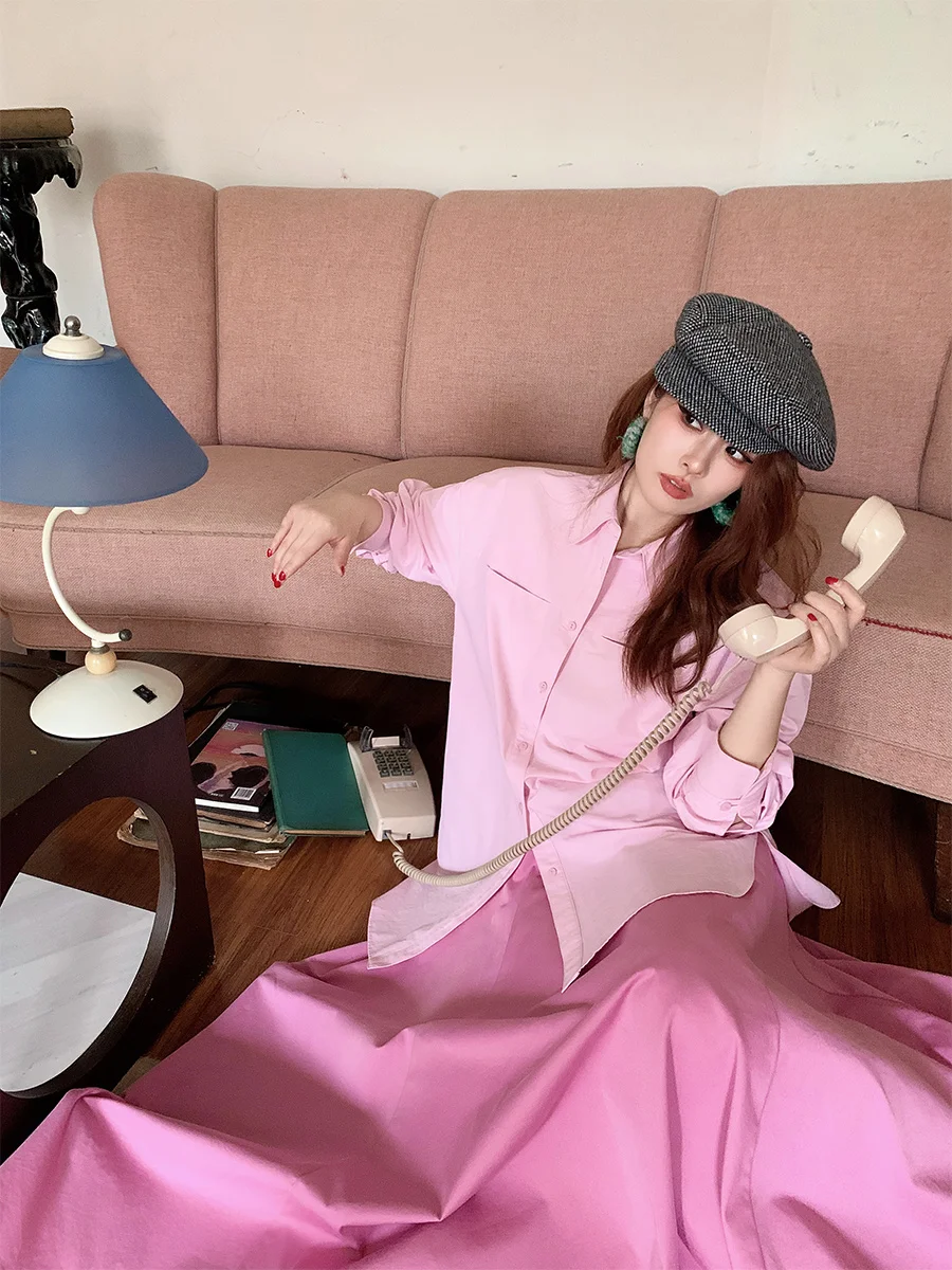 Розовая женская кофта с длинным рукавом Dangdang 'ZhiZhi TiaoTiao' для осени и зимы, модная, для повседневной носки, однотонная, свободного кроя
Розовая женская кофта с длинным рукавом Dangdang 'ZhiZhi TiaoTiao' для осени и зимы, модная, для повседневной носки, однотонная, свободного кроя