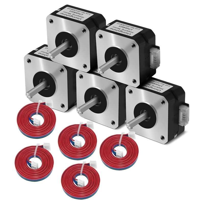 Двигатель 17HS4023 с проводом XH2.54 для экструдера Nema 17 42, запчасти для 3D-принтера, 5 шт.
Двигатель 17HS4023 с проводом XH2.54 для экструдера Nema 17 42, запчасти для 3D-принтера, 5 шт.