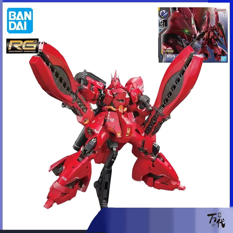 Bandai оригинальный набор моделей Gundam, аниме фигурки RG 1/144 MSN-04FF SAZABI, фигурки героев, игрушки для детей
Bandai оригинальный набор моделей Gundam, аниме фигурки RG 1/144 MSN-04FF SAZABI, фигурки героев, игрушки для детей
