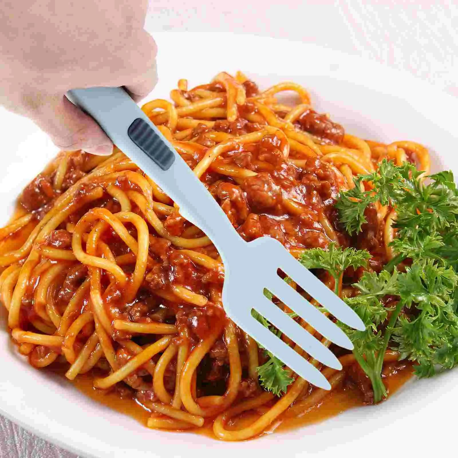 Silicone Cooking Fork Kitchen Gadget Salad Mixing Forks Healthy Safe Material Smooth Edges Gray Green Color Extended Design
Silicone Cooking Fork Kitchen Gadget Salad Mixing Forks Healthy Safe Material Smooth Edges Gray Green Color Extended Design