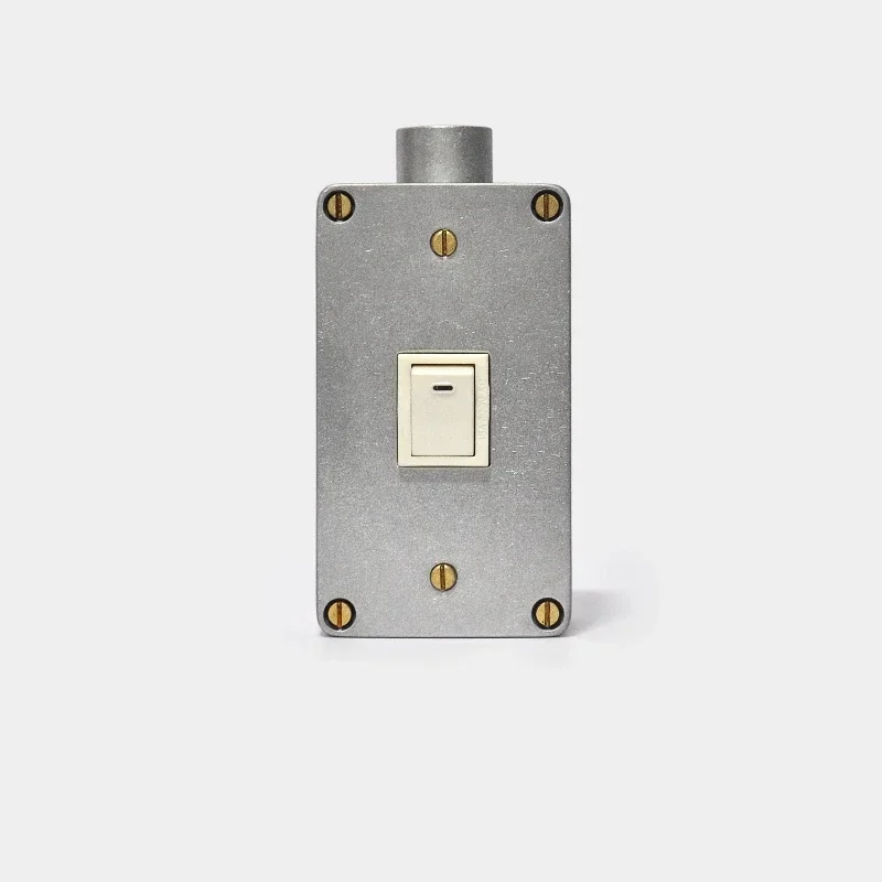 Industrial wind handmade original aluminum surface mounted switch/single open