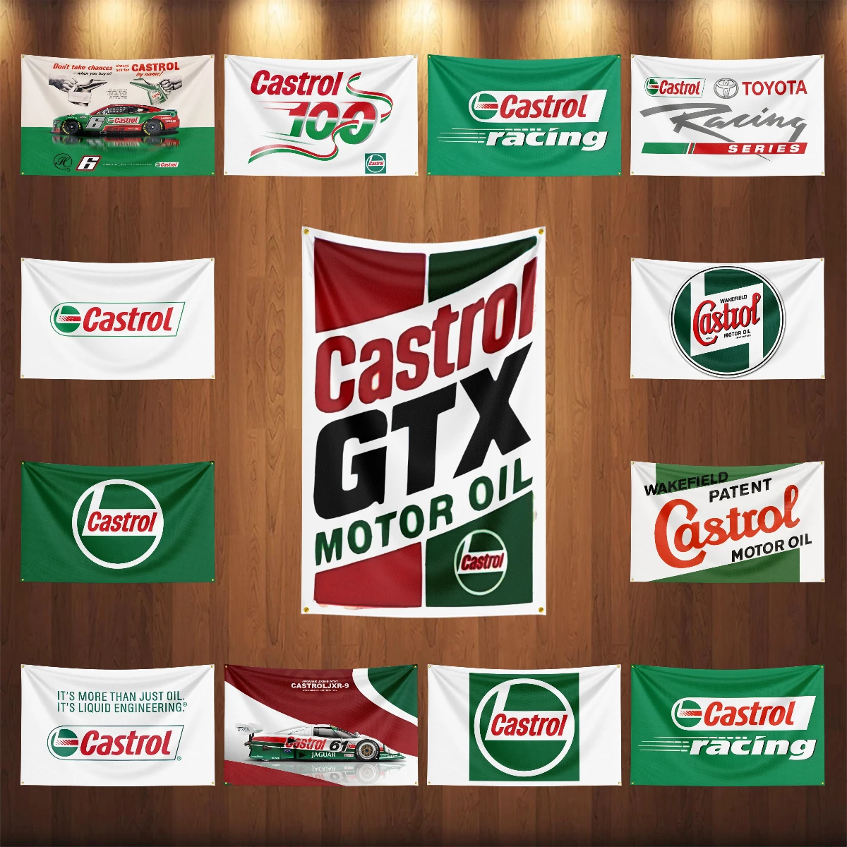 3x5 Ft c-Castrols Motor Car Oil Flag Motoring Racing Workshop Car Banners Tapestry Flag Outdoor For Decoration Engine Oil
3x5 Ft c-Castrols Motor Car Oil Flag Motoring Racing Workshop Car Banners Tapestry Flag Outdoor For Decoration Engine Oil