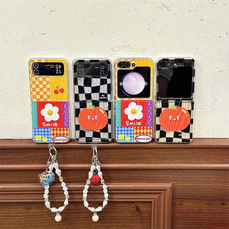 Retro Color Stitching Phone Case for Samsung Galaxy Z Flip6 4 3 Hard Cover for ZFlip3 Zflip4 Zflip5 Solid Shell Bracket
Retro Color Stitching Phone Case for Samsung Galaxy Z Flip6 4 3 Hard Cover for ZFlip3 Zflip4 Zflip5 Solid Shell Bracket