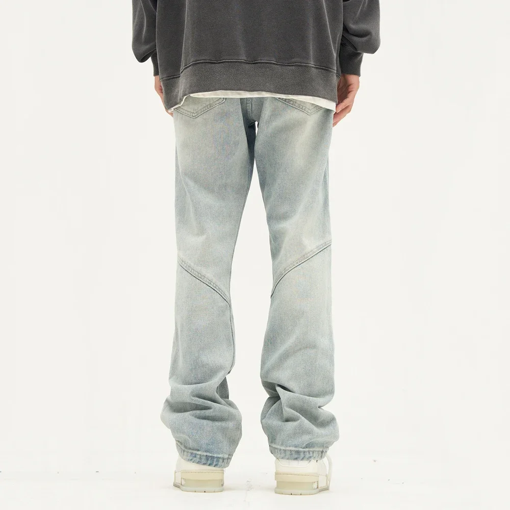 Jeans for Men Fit Blue Summer Streetwear Casual Fashion Denim Pants Washed-out Distressed Vintage Zip Pocket Vaqueros Trousers
Jeans for Men Fit Blue Summer Streetwear Casual Fashion Denim Pants Washed-out Distressed Vintage Zip Pocket Vaqueros Trousers