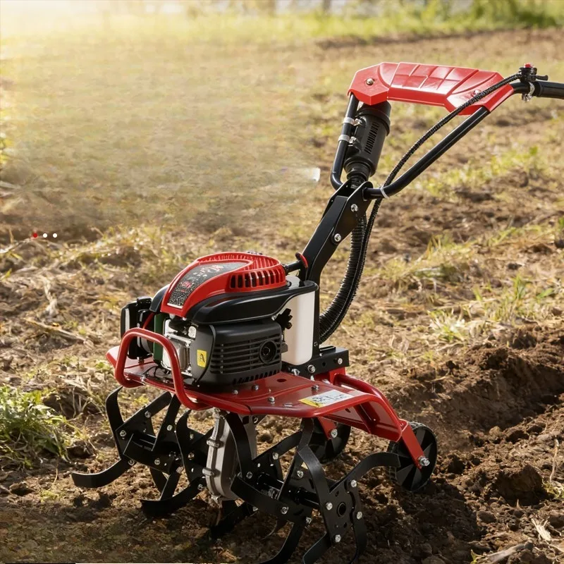 Household agricultural hand-held rotary tiller, weeding, ditching, soil loosening machine
Household agricultural hand-held rotary tiller, weeding, ditching, soil loosening machine