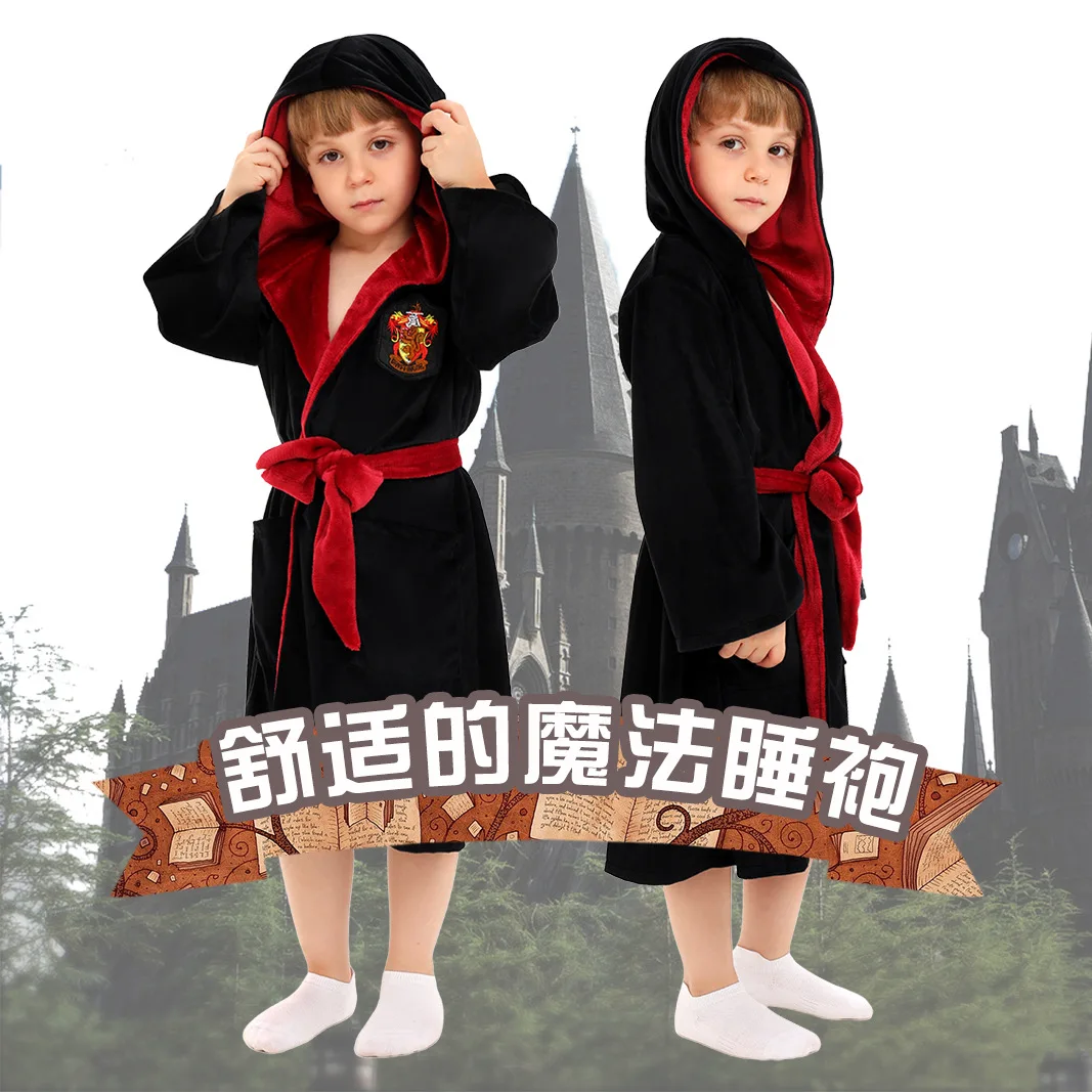 Halloween Gryffindor House Children's Pajamas Parent-Child Outfit Magic Robe Cosplay Performance Costume 
Halloween Gryffindor House Children's Pajamas Parent-Child Outfit Magic Robe Cosplay Performance Costume