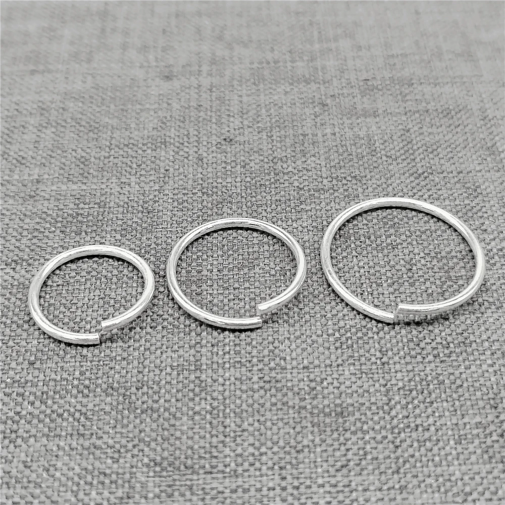 8 Pieces 925 Sterling Silver Large Open Jump Rings 12mm 14mm 16mm with 1mm Thickness
8 Pieces 925 Sterling Silver Large Open Jump Rings 12mm 14mm 16mm with 1mm Thickness
