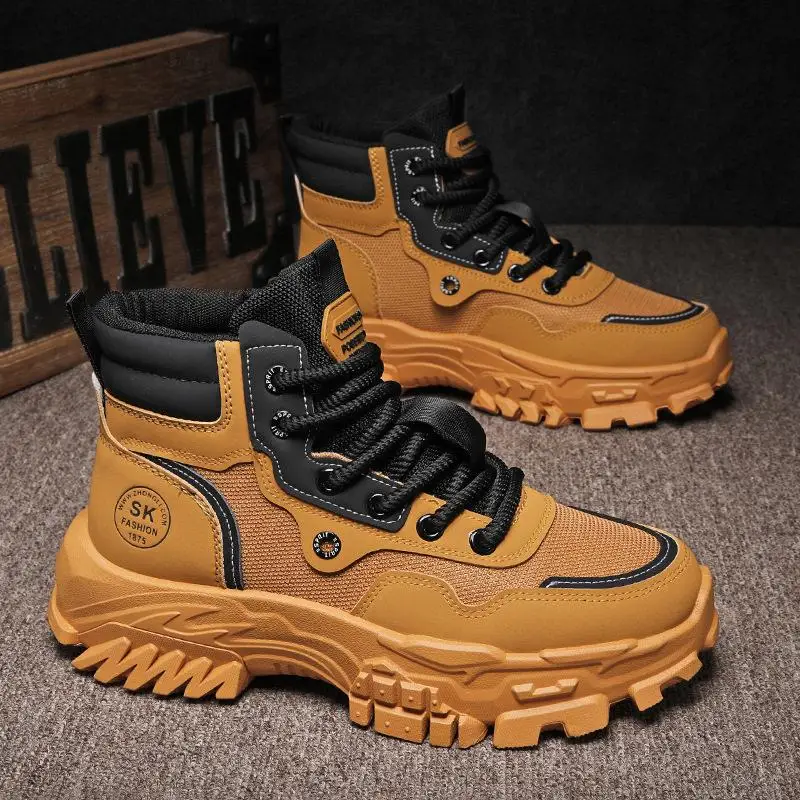 Breathable Outdoor Climbing Casual Sports Boots Mesh Lined Safety Shoes for Men Fall Winter New Arrival
Breathable Outdoor Climbing Casual Sports Boots Mesh Lined Safety Shoes for Men Fall Winter New Arrival