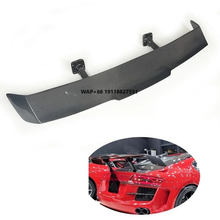 P PI Style Rear Spoiler Carbon Fiber Rear Trunk GT Lip Wing Spoiler for R8 V8 V10 2009-2015 Tail Wing
P PI Style Rear Spoiler Carbon Fiber Rear Trunk GT Lip Wing Spoiler for R8 V8 V10 2009-2015 Tail Wing