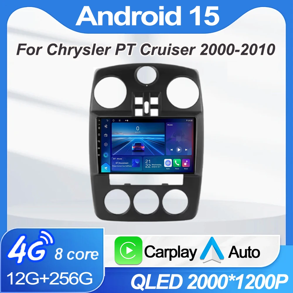 Android Car Radio For Chrysler PT Cruiser 2000 - 2010 Carplay 8 Core Auto Multimedia Head Unit GPS Navigation 4G WIFI Player DVD
Android Car Radio For Chrysler PT Cruiser 2000 - 2010 Carplay 8 Core Auto Multimedia Head Unit GPS Navigation 4G WIFI Player DVD