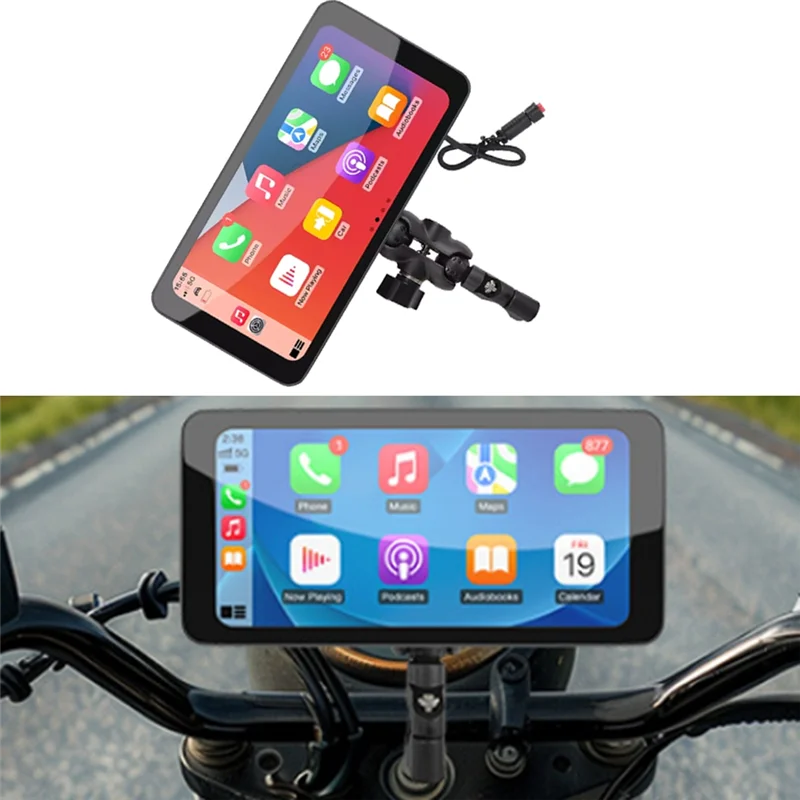 Smart Bluetooth 6.5Inch Motorcycle Display Wireless Carplay Android Auto IP67 Waterproof Screen Removable Bracket
Smart Bluetooth 6.5Inch Motorcycle Display Wireless Carplay Android Auto IP67 Waterproof Screen Removable Bracket