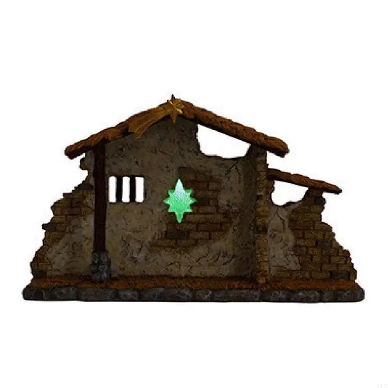 R9JC Birth of Jesus Manger Shed Resin Ornaments Christmas Nativity Scene Statues Gift
R9JC Birth of Jesus Manger Shed Resin Ornaments Christmas Nativity Scene Statues Gift