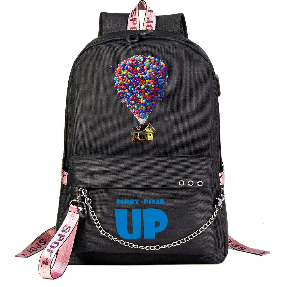 Cartoon Movie Up Students School Bag Women Men Causal Travel Laptop Backpack with Charging USB Teenager Backpacks
Cartoon Movie Up Students School Bag Women Men Causal Travel Laptop Backpack with Charging USB Teenager Backpacks