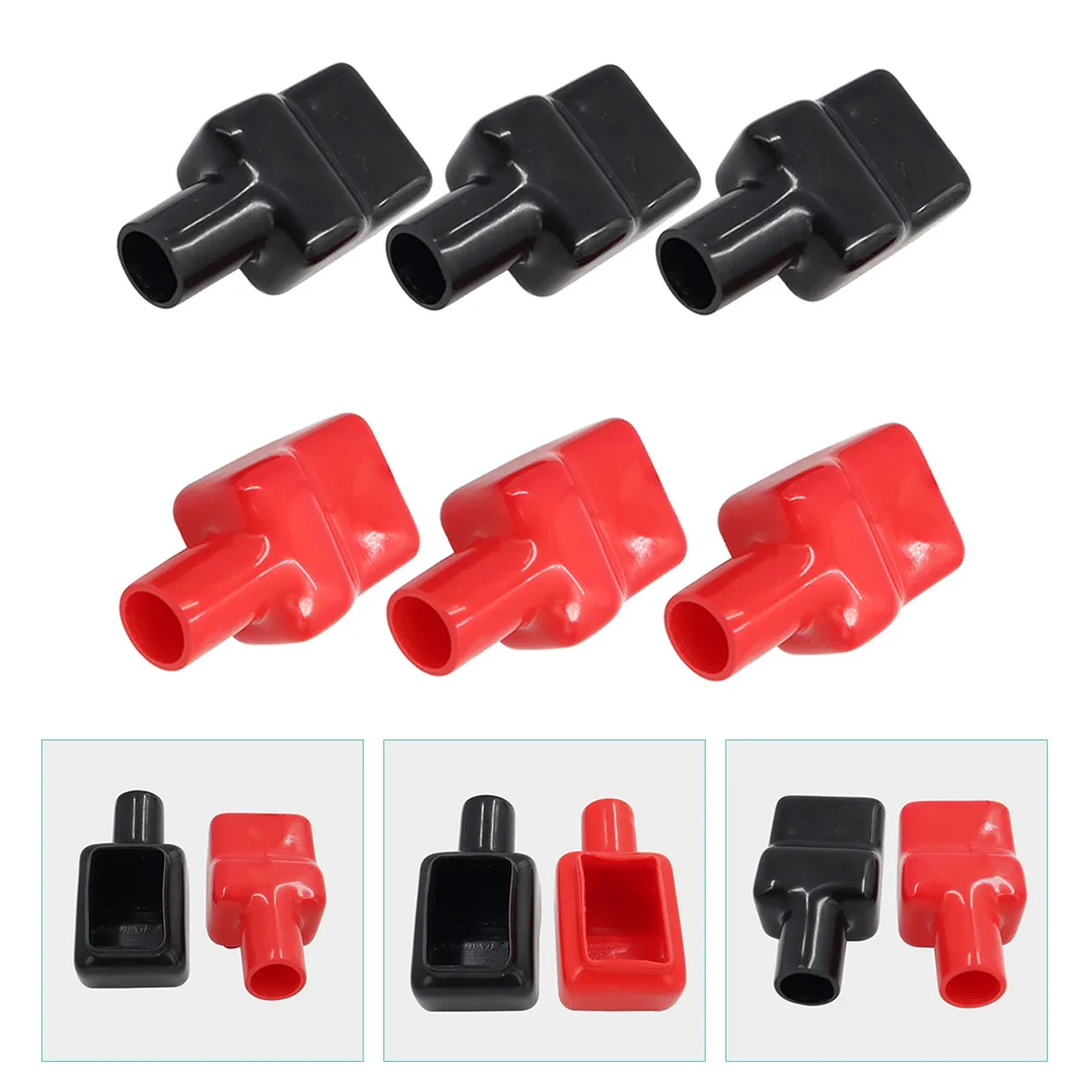 3 Pairs Car Batteries Insulating Cap Electric Cable Positive Cover Terminal Marine Covers Auto
3 Pairs Car Batteries Insulating Cap Electric Cable Positive Cover Terminal Marine Covers Auto
