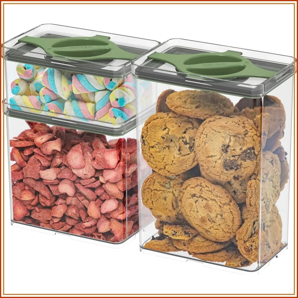 Leakproof Food Storage Container Set with Twist-Lock Lids, 3-Pack BPA-Free Stackable Canisters for Pantry (0.8qt, 1.9qt, 3qt)
Leakproof Food Storage Container Set with Twist-Lock Lids, 3-Pack BPA-Free Stackable Canisters for Pantry (0.8qt, 1.9qt, 3qt)