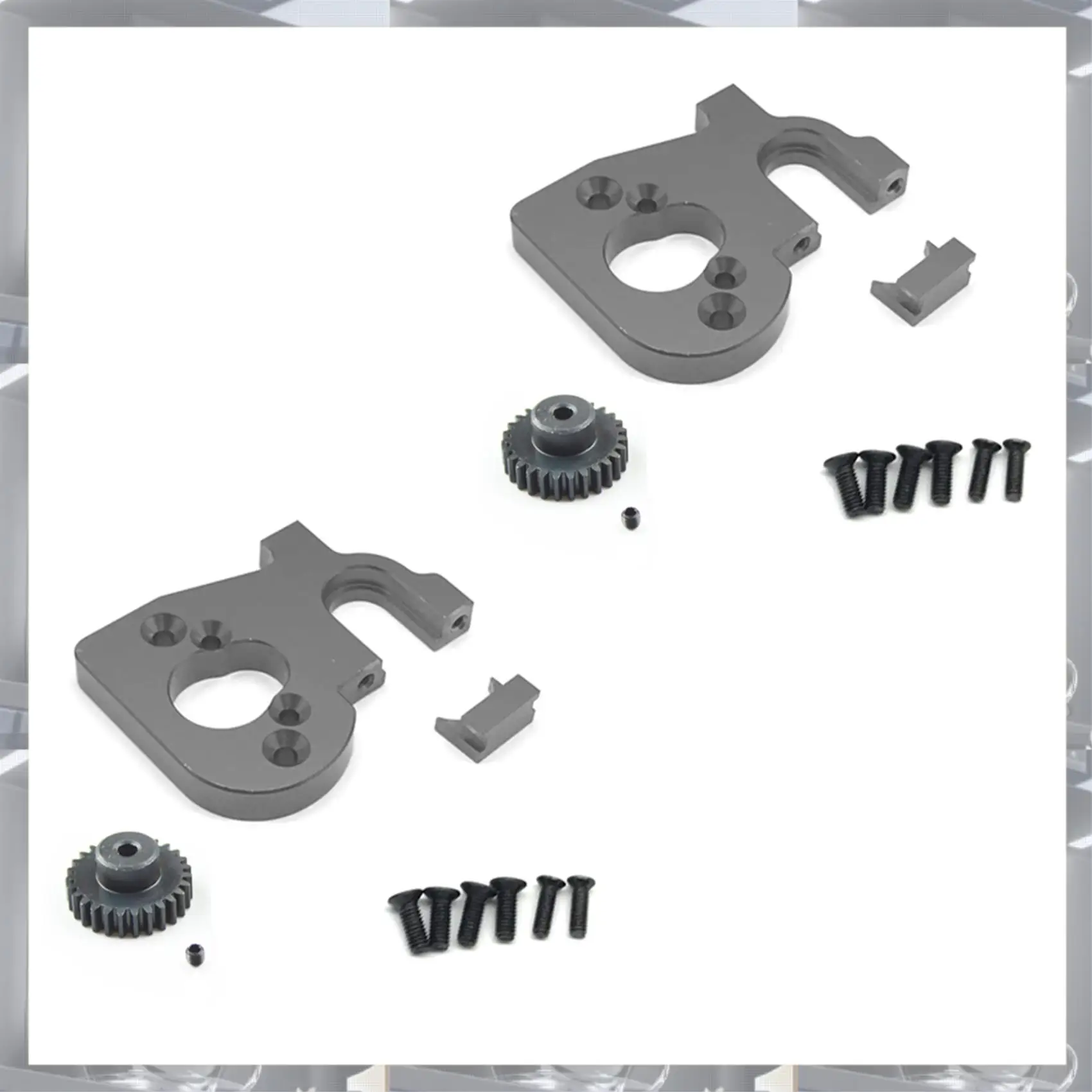 A84F-2X RC Car Motor Mount Holder With Motor Gear For Wltoys 144001 124019 124018 RC Spare Parts Upgrade Accessories,Titanium
A84F-2X RC Car Motor Mount Holder With Motor Gear For Wltoys 144001 124019 124018 RC Spare Parts Upgrade Accessories,Titanium