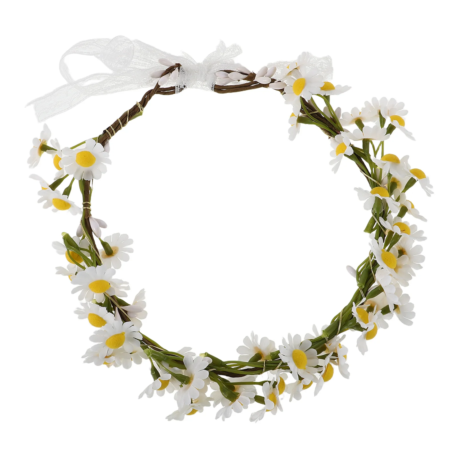 Artificial Daisy Floral Crown Lightweight Hair Accessories for Women Wedding Bridal Headband Photo Props Party Festivals 
Artificial Daisy Floral Crown Lightweight Hair Accessories for Women Wedding Bridal Headband Photo Props Party Festivals