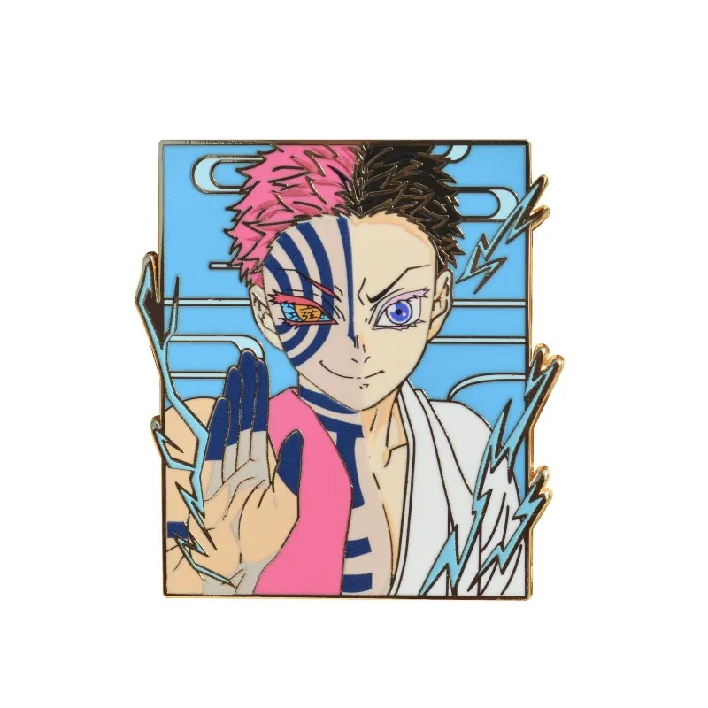 Hot New Demon Slayer Akaza Enamel Pin Lapel Pins for Backpacks Brooches Badges Metal Brooch for Clothes Gifts for Friends
Hot New Demon Slayer Akaza Enamel Pin Lapel Pins for Backpacks Brooches Badges Metal Brooch for Clothes Gifts for Friends