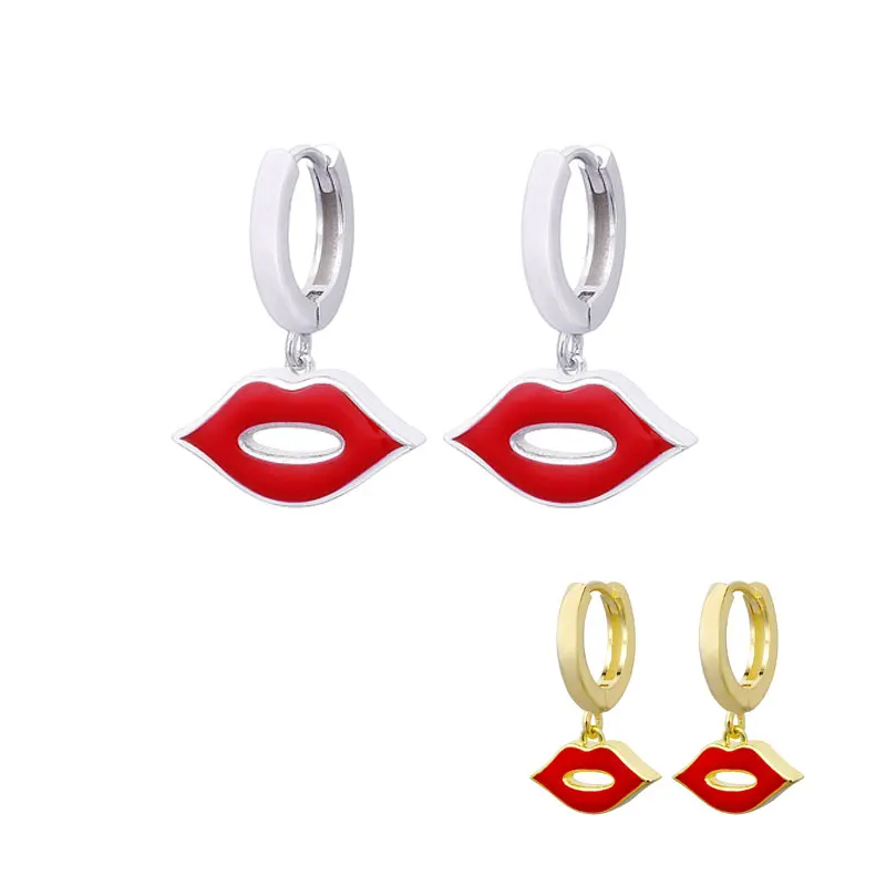 SHADOWHUNTERS 925 Sterling Silver Angel Kiss Drop Huggies Earrings For Sexy Hot Party Red Lips Enamel Rouge Red Pendant Earrings
SHADOWHUNTERS 925 Sterling Silver Angel Kiss Drop Huggies Earrings For Sexy Hot Party Red Lips Enamel Rouge Red Pendant Earrings