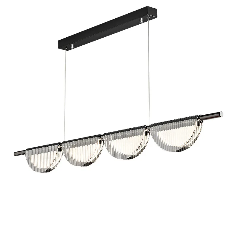 Modern Minimalist Restaurant Pendant Light Designer Changhong Glass Bar Stripe Island Hange Lamp
Modern Minimalist Restaurant Pendant Light Designer Changhong Glass Bar Stripe Island Hange Lamp