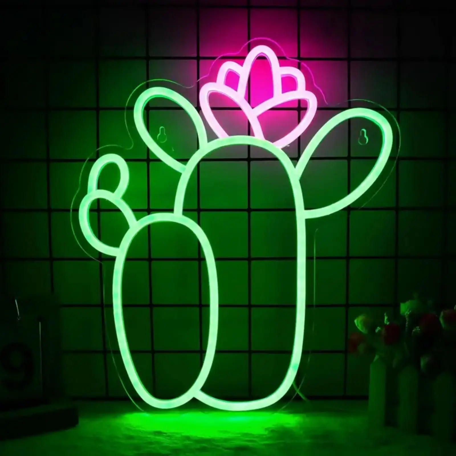 Lotus Cactus Neon Sign Cactus LED Light Sign Houseplant Decoration Aesthetic Decor for Flower Store Parties Coffee Shops Salons
Lotus Cactus Neon Sign Cactus LED Light Sign Houseplant Decoration Aesthetic Decor for Flower Store Parties Coffee Shops Salons