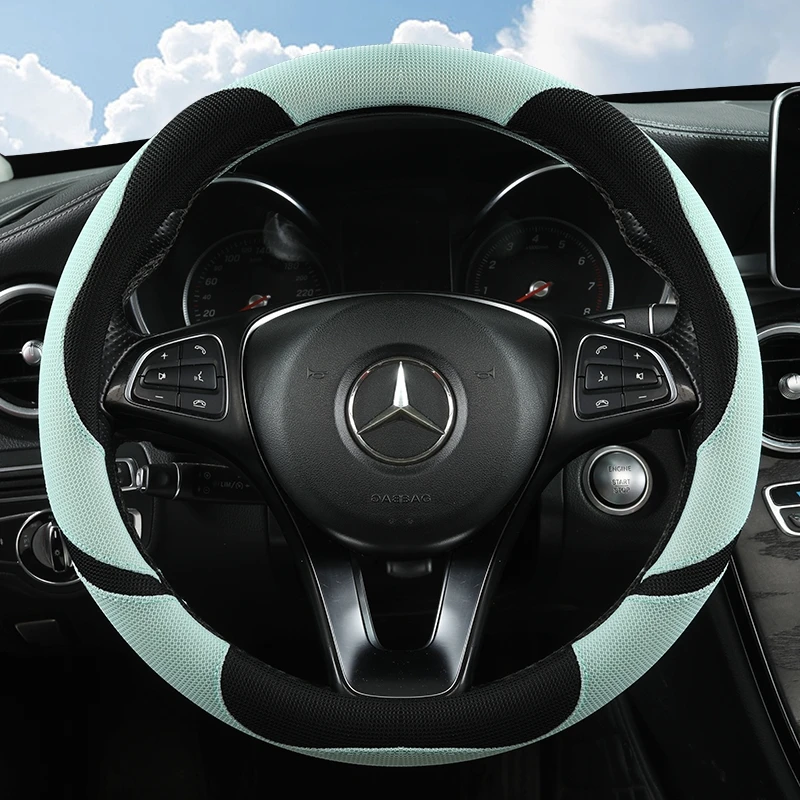 Чехол на руль для Mercedes-Benz S350 S400 GLB GLE EQC, универсальные автомобильные аксессуары, противоскользящие и устойчивые к поту
Чехол на руль для Mercedes-Benz S350 S400 GLB GLE EQC, универсальные автомобильные аксессуары, противоскользящие и устойчивые к поту