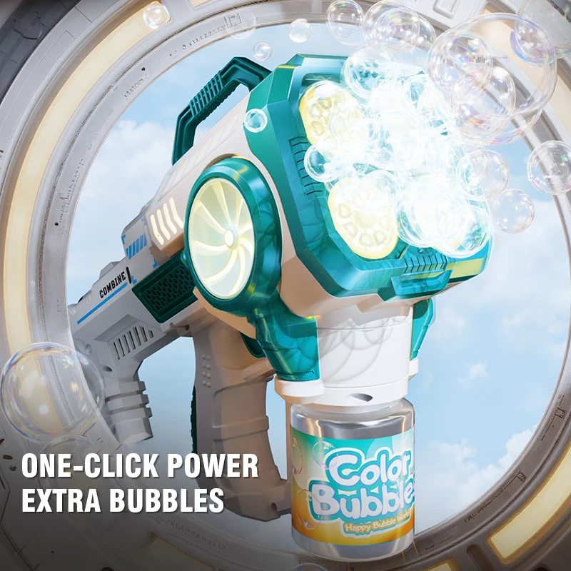 32 Holes Automatic Handheld Bubble Gun Toys For Kids Colorful Lights Soap Blowing Machine Outdoor Wedding Party Toy Games Gifts
32 Holes Automatic Handheld Bubble Gun Toys For Kids Colorful Lights Soap Blowing Machine Outdoor Wedding Party Toy Games Gifts