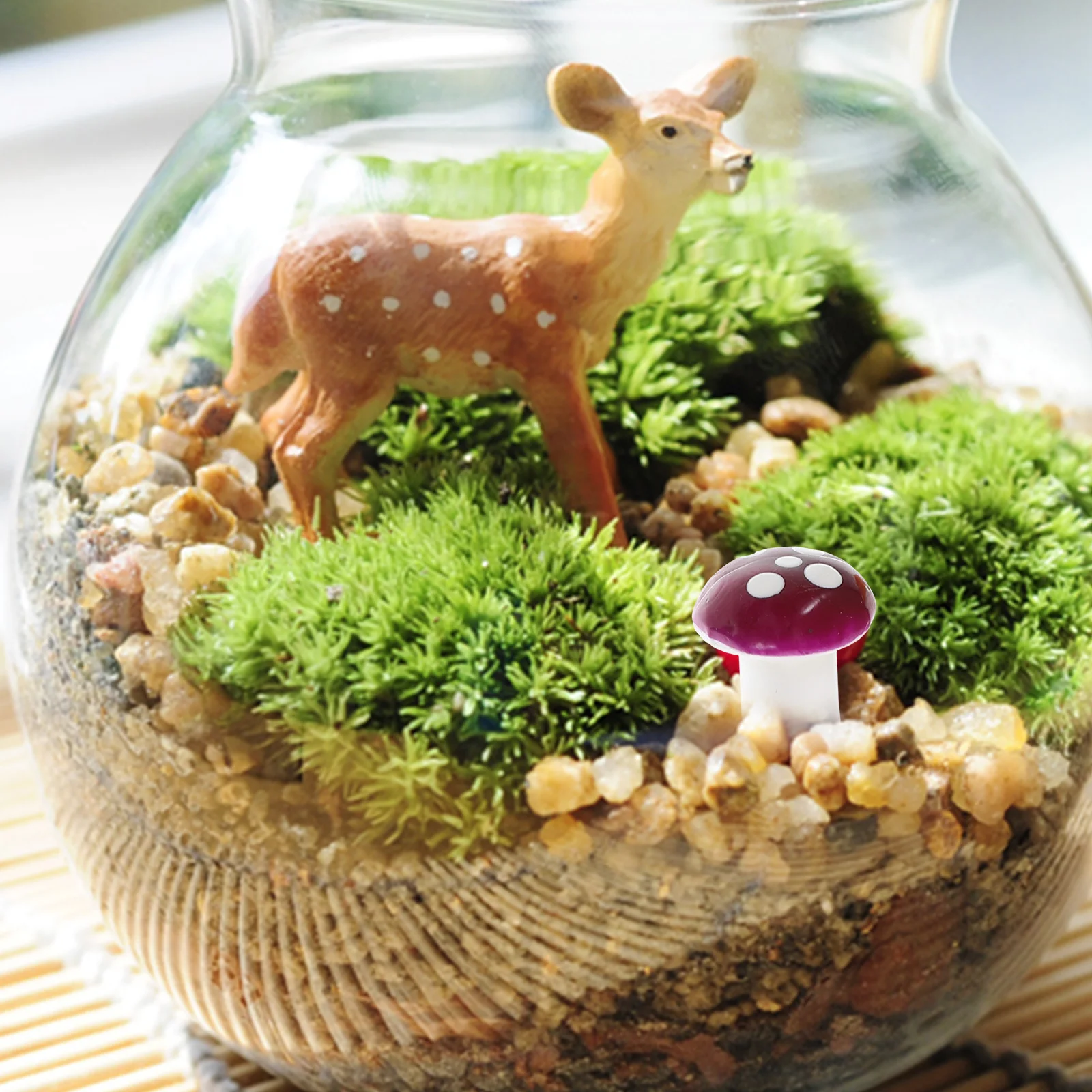 80pcs Mini Statue Garden Ornaments Landscape Mushroom Bonsai Pot Decoration Realistic Durable Outdoor Lawn
80pcs Mini Statue Garden Ornaments Landscape Mushroom Bonsai Pot Decoration Realistic Durable Outdoor Lawn