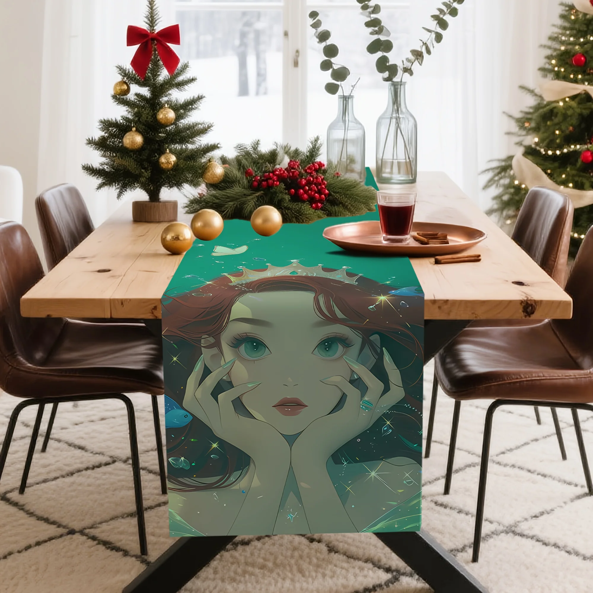 Цельная дорожка принцессы Диснея, дорожка для стола с мультяшным дизайном — подходит для свадеб, вечеринок, столовой в помещении и на открытом воздухе
Цельная дорожка принцессы Диснея, дорожка для стола с мультяшным дизайном — подходит для свадеб, вечеринок, столовой в помещении и на открытом воздухе