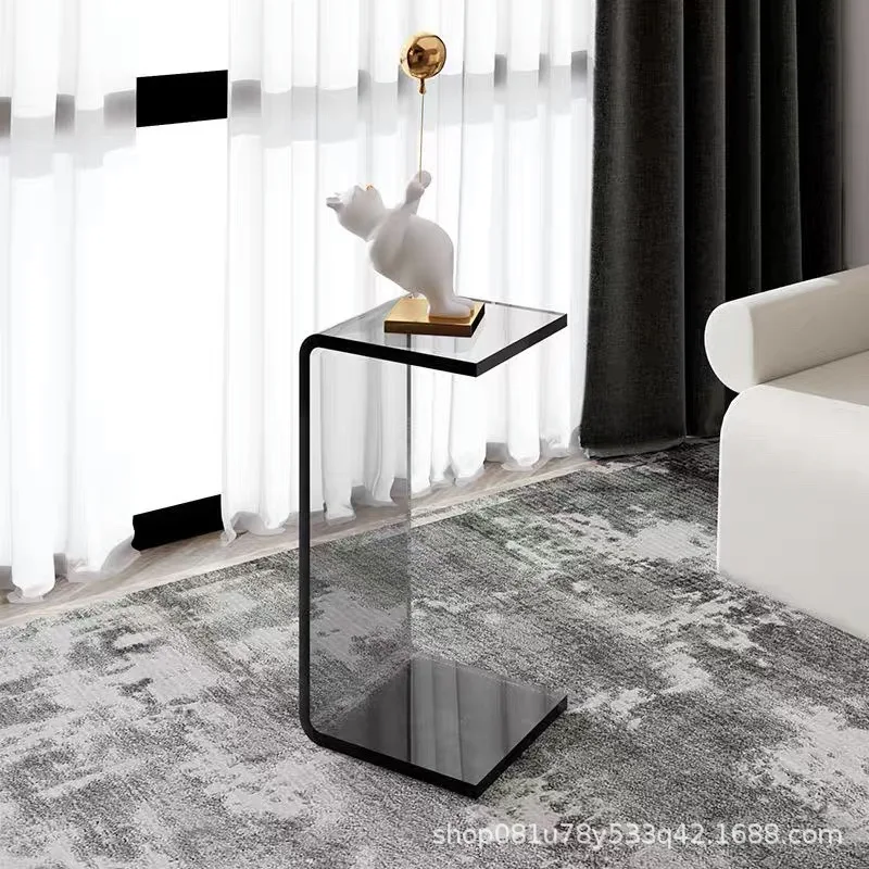 Light luxury transparent acrylic household minimalist cream style sofa side table simple living room bay window corner coffee ta
Light luxury transparent acrylic household minimalist cream style sofa side table simple living room bay window corner coffee ta
