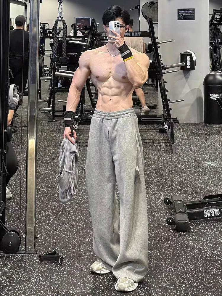 Мужские спортивные брюки American Decision Fitn, осенне-зимние, свободные, с широкими штанинами, из плотной ткани, повседневные
Мужские спортивные брюки American Decision Fitn, осенне-зимние, свободные, с широкими штанинами, из плотной ткани, повседневные