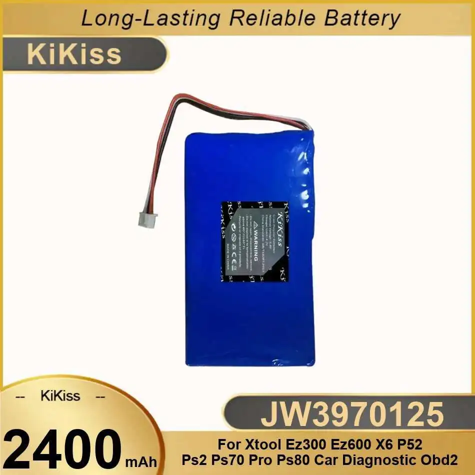 Battery 2400Mah For Xtool EZ300 EZ600 X6 P52 PS2 PS70 Pro Ps70pro PS80 Car Diagnostic OBD2 Obd 2 JW3970125 High-Capacity
Battery 2400Mah For Xtool EZ300 EZ600 X6 P52 PS2 PS70 Pro Ps70pro PS80 Car Diagnostic OBD2 Obd 2 JW3970125 High-Capacity