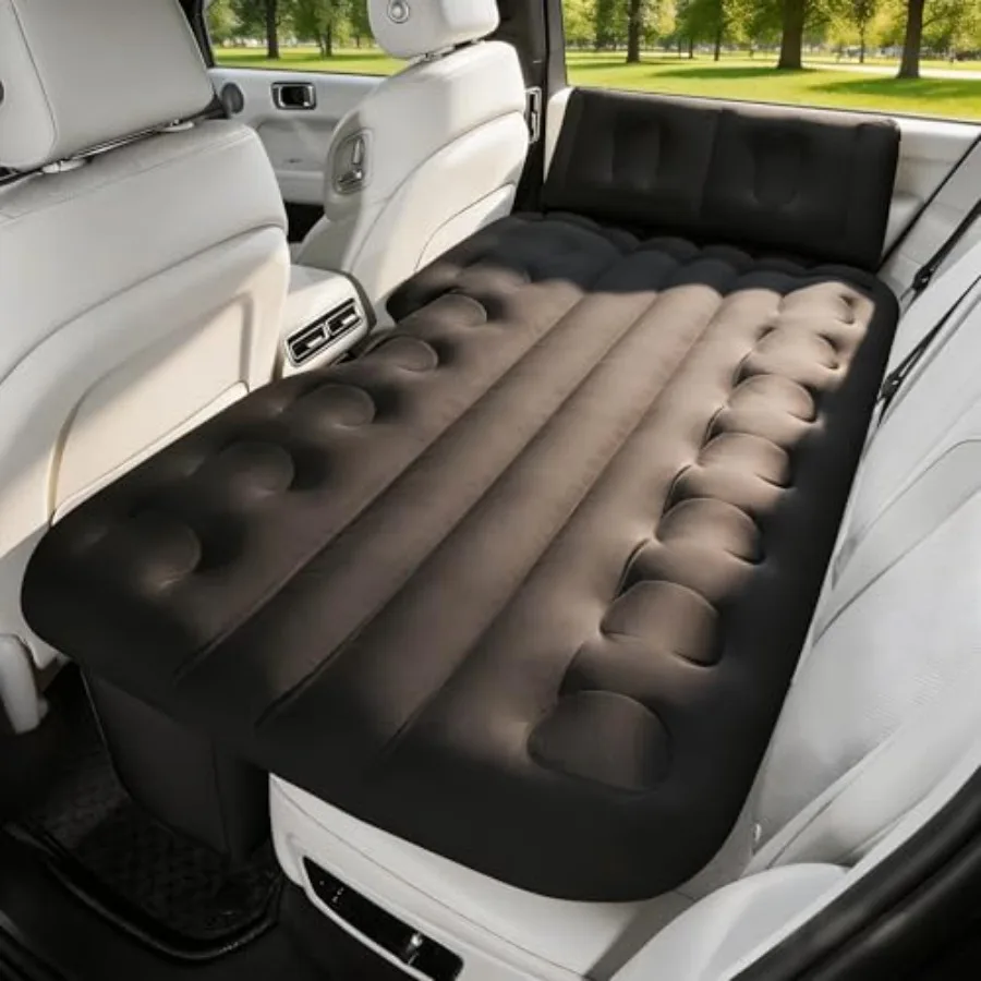 Car Air Mattress - Truck Back Seat Bed and SUV Sleeping Pad, One-Piece Thickened Self-Inflating Travel Airbed, with Wireless Ai
Car Air Mattress - Truck Back Seat Bed and SUV Sleeping Pad, One-Piece Thickened Self-Inflating Travel Airbed, with Wireless Ai