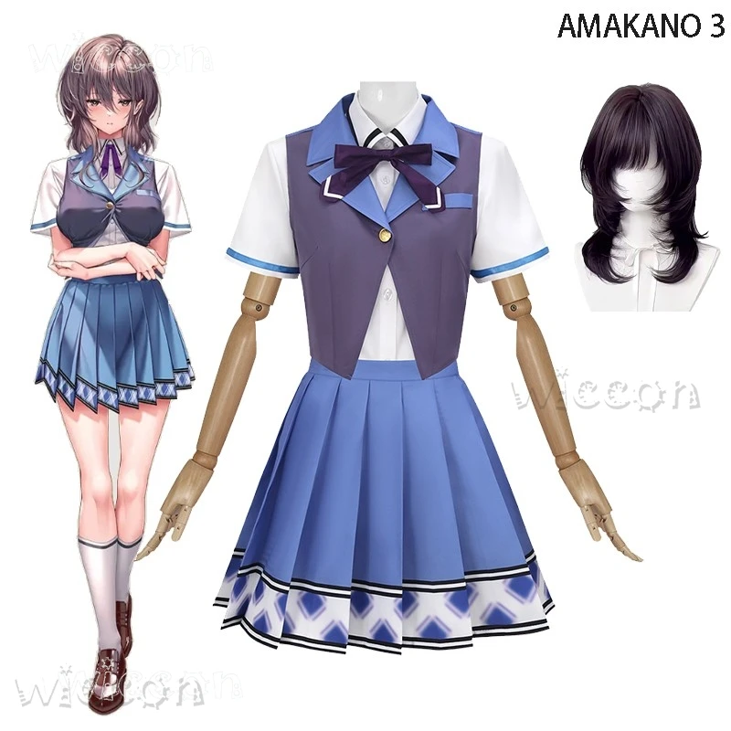 disfraz Yanagi Shion AMAKANO 3 Game Cosplay Costume Wig Adults Women Girls Jk School Uniforms sexy costumes
disfraz Yanagi Shion AMAKANO 3 Game Cosplay Costume Wig Adults Women Girls Jk School Uniforms sexy costumes