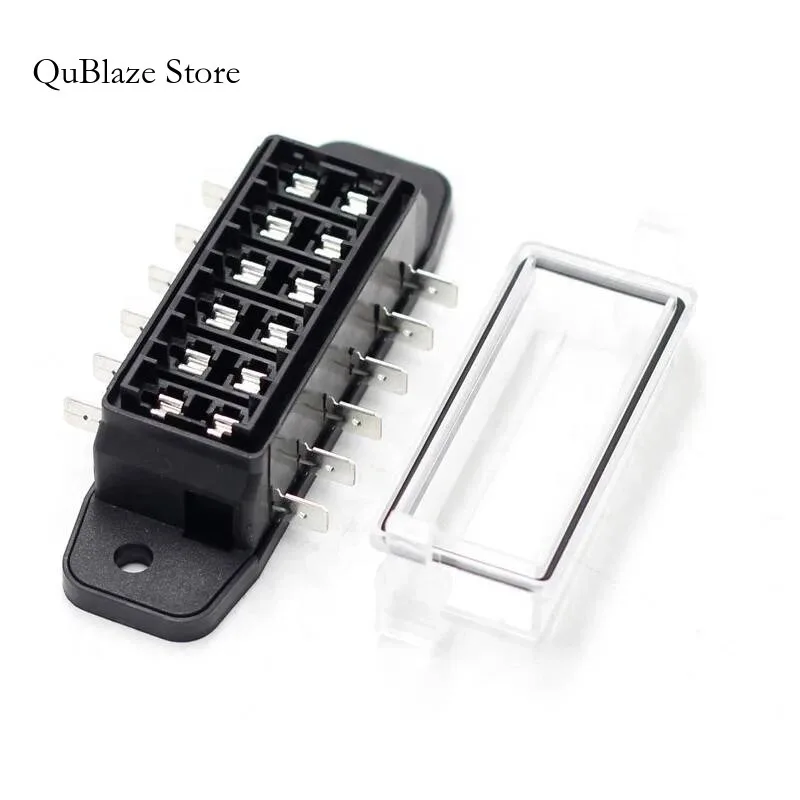 Excavator Marine Tractor 6 Way 12V Standard Circuit Car Box DC Electrical Waterproof RV Auto Blade Fuse Block With Cover
Excavator Marine Tractor 6 Way 12V Standard Circuit Car Box DC Electrical Waterproof RV Auto Blade Fuse Block With Cover