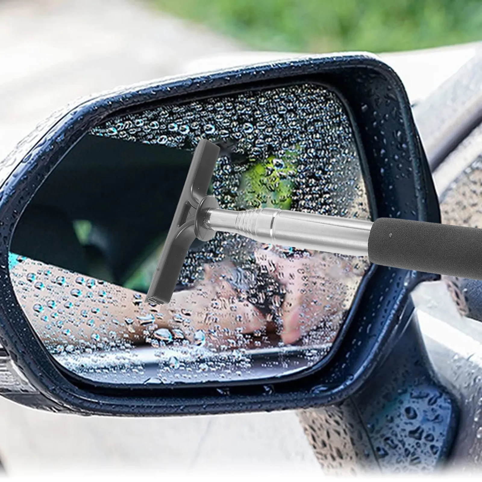 Telescopic Car Side Mirror Squeegee Portable Rearview Mirror Wiper Cleaner Mini Squeegee for Car Windows Efficient Rainwater
Telescopic Car Side Mirror Squeegee Portable Rearview Mirror Wiper Cleaner Mini Squeegee for Car Windows Efficient Rainwater