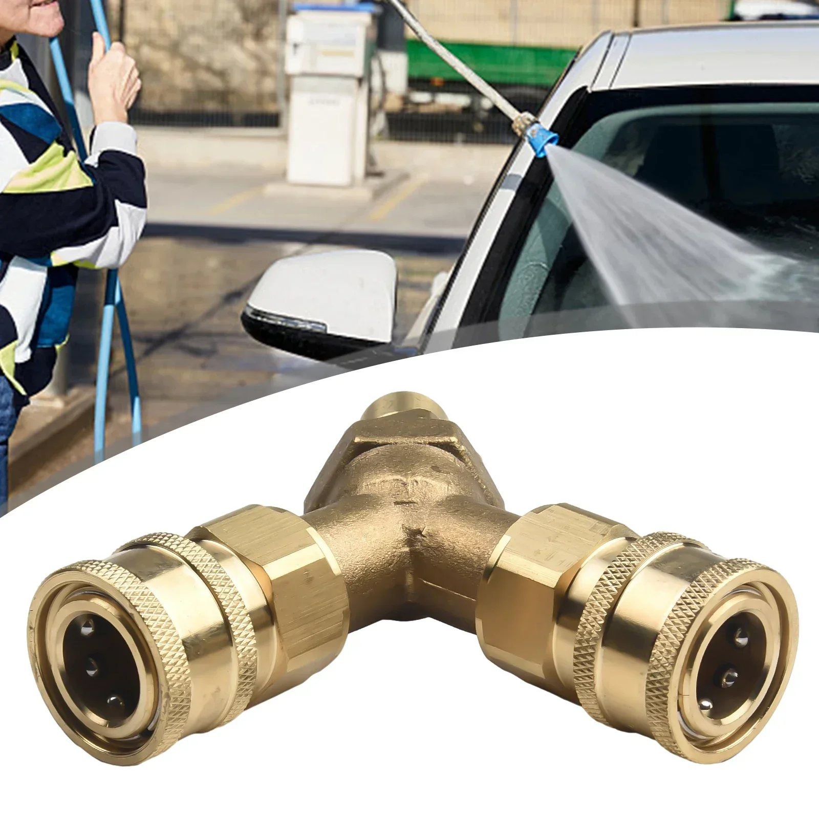 High Quality High-pressure Washer Washer Tee Splitter Three-way Converts Brass Dual System For 4.0 GPM Splitter
High Quality High-pressure Washer Washer Tee Splitter Three-way Converts Brass Dual System For 4.0 GPM Splitter