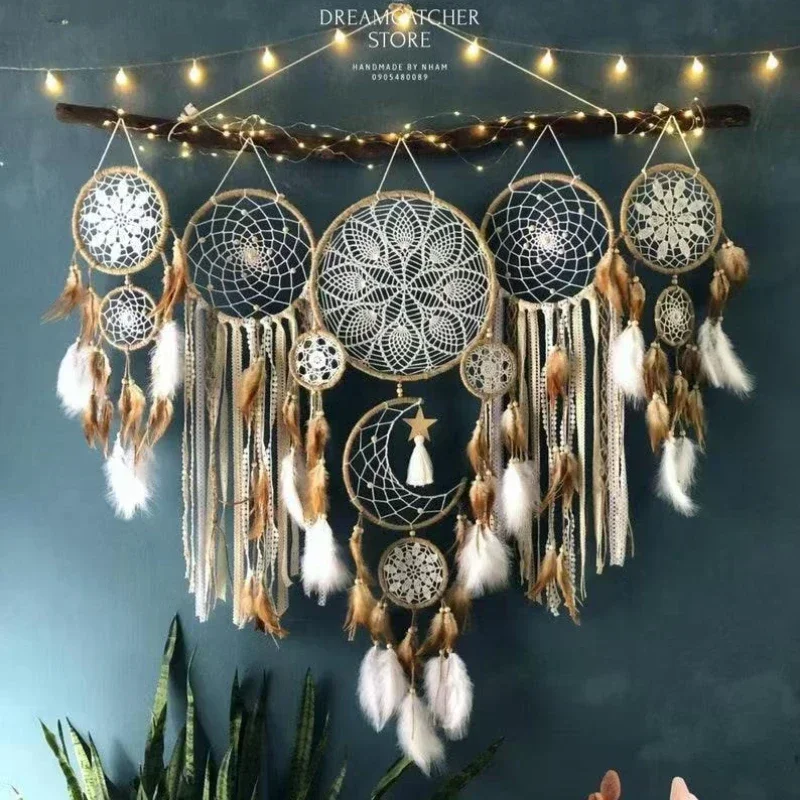 5pcs Big Hook Flower Dream Catcher Wedding 40 Cm Nordic Wind Feather Pendant Home Decoration Wall Decoration Dream Catcher
5pcs Big Hook Flower Dream Catcher Wedding 40 Cm Nordic Wind Feather Pendant Home Decoration Wall Decoration Dream Catcher