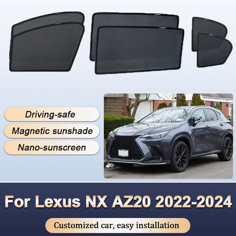 Car Sun Shades For Lexus NX AZ20 NX 350H 2022 2023 2024 Sunshades Magnetic Heat insulation Window Curtain Visor Accessories
Car Sun Shades For Lexus NX AZ20 NX 350H 2022 2023 2024 Sunshades Magnetic Heat insulation Window Curtain Visor Accessories