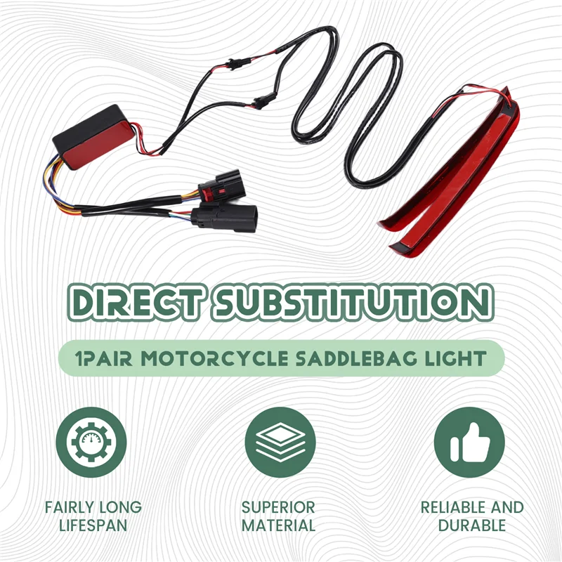Motorcycle Saddlebag Light Dynamic Turn Signal Light LED Brake Light For Touring Models 2014-2023
Motorcycle Saddlebag Light Dynamic Turn Signal Light LED Brake Light For Touring Models 2014-2023