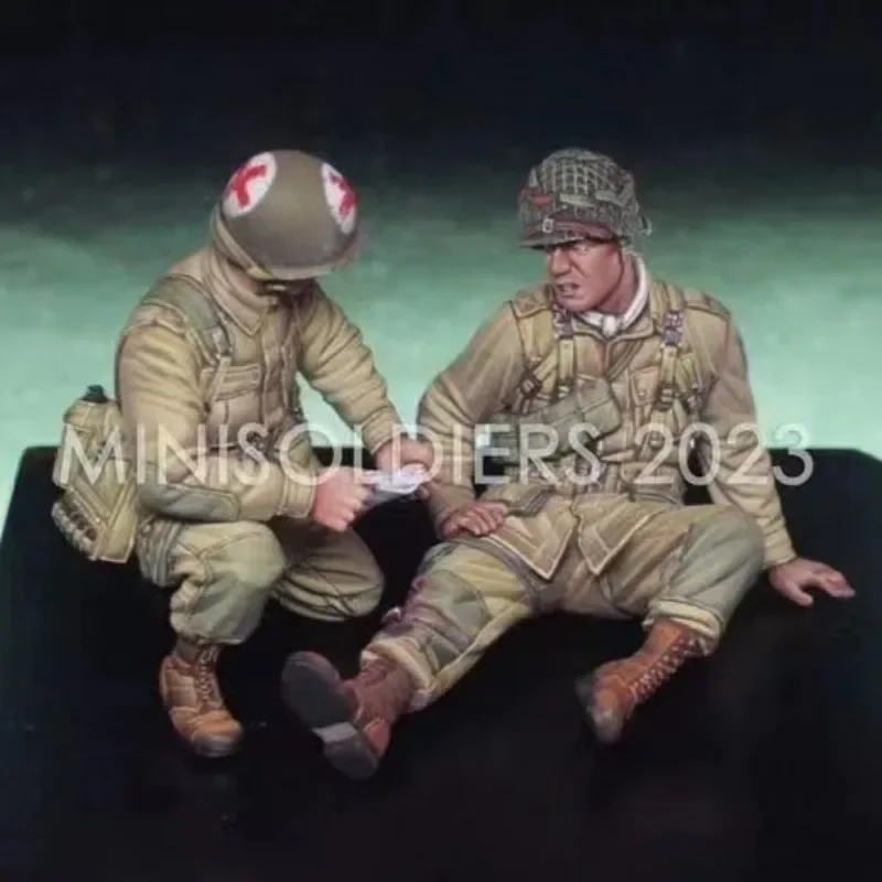1/35 Scale Resin Figure Diecast Model Kit, WWII US Soldier 2figs, Military Hobby Miniature Diorama Toy, Unassembled Unpainted
1/35 Scale Resin Figure Diecast Model Kit, WWII US Soldier 2figs, Military Hobby Miniature Diorama Toy, Unassembled Unpainted