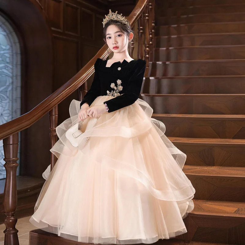 Girls' Dress Spring Style Light Luxury Niche High-end Host Birthday Princess Dress Children's Piano Performance Costume
Girls' Dress Spring Style Light Luxury Niche High-end Host Birthday Princess Dress Children's Piano Performance Costume