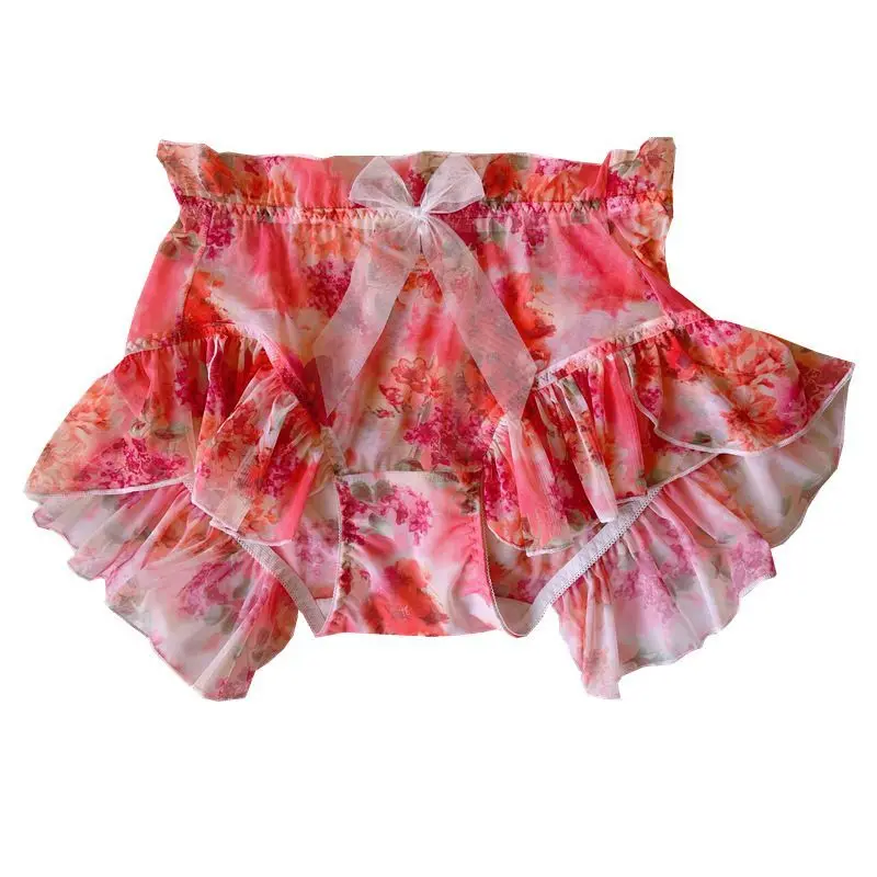 Panties Big Lace Sweet Gauze Medium High Waist Women's Underwear Fat Sister 95KG Small Flower Bow Cut Men's Women's Underwear
Panties Big Lace Sweet Gauze Medium High Waist Women's Underwear Fat Sister 95KG Small Flower Bow Cut Men's Women's Underwear