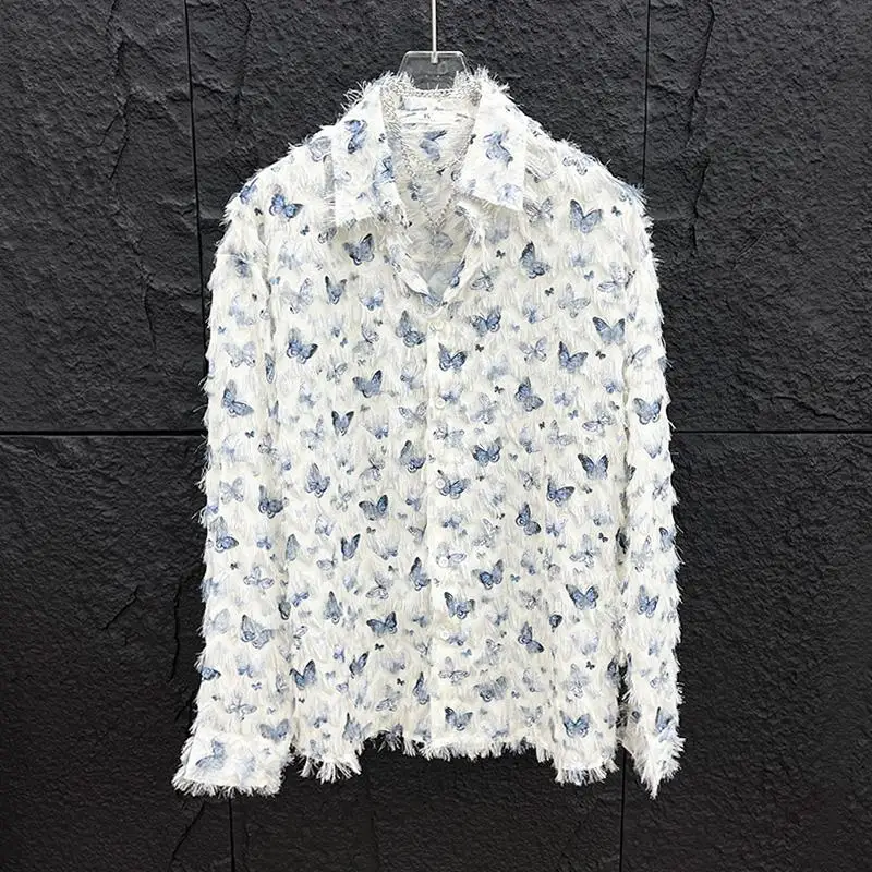 Niche Designer New Personalized Minority Tassel Design Shirt High-Grade American Fashion Casual Loose for Men
Niche Designer New Personalized Minority Tassel Design Shirt High-Grade American Fashion Casual Loose for Men