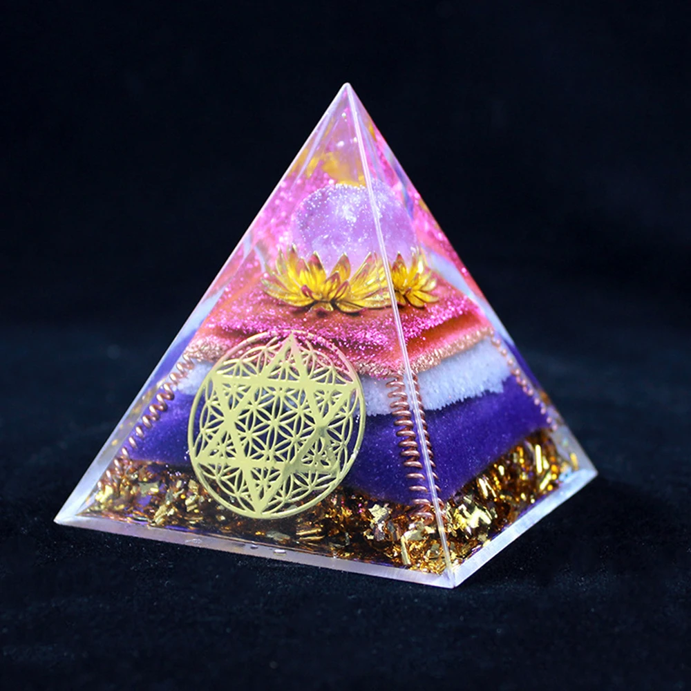1pc, Crystal stone pyramid, Magical rites energy ornament, Acrylic resin dropper energy pyramid, Home desktop decorations, 8cm
1pc, Crystal stone pyramid, Magical rites energy ornament, Acrylic resin dropper energy pyramid, Home desktop decorations, 8cm