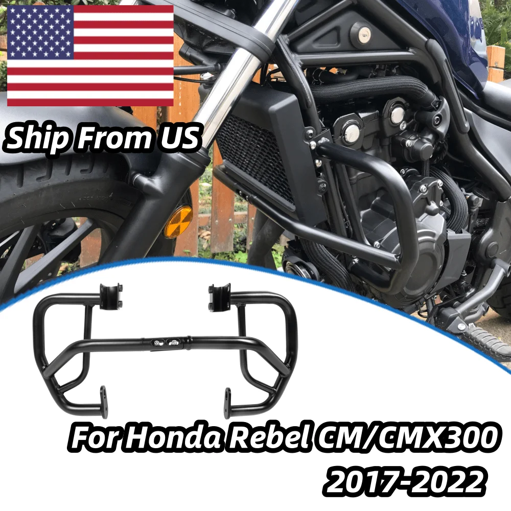 CMX 300 CM Engine Guard Crash Bar Bumper Frame Protector For Honda REBEL CMX300 CM300 2017-2022 2018 2019 Motorcycle Accessories
CMX 300 CM Engine Guard Crash Bar Bumper Frame Protector For Honda REBEL CMX300 CM300 2017-2022 2018 2019 Motorcycle Accessories